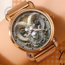 Load image into Gallery viewer, Embrace Your Star Sign: Astrological Sign Quartz Watch - Personalized Gift for Astrology Lovers Quartz Watch PopCulturePrints