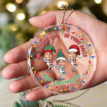 Load image into Gallery viewer, Personalized Funny Christmas Ornament for Dad Ornament PopCulturePrints
