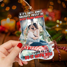 Load image into Gallery viewer, Romantic Personalized Christmas Ornament for Couples Ornament PopCulturePrints