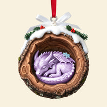 Load image into Gallery viewer, “A Magical Touch for Your Tree!” - Baby Dragon Acrylic Ornament - Personalized Gifts for Anyone Who Loves Fantasy Ornament PopCulturePrints