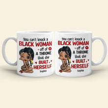 Load image into Gallery viewer, Empowered Black Woman Personalized Coffee Mug Coffee Mug PopCulturePrints