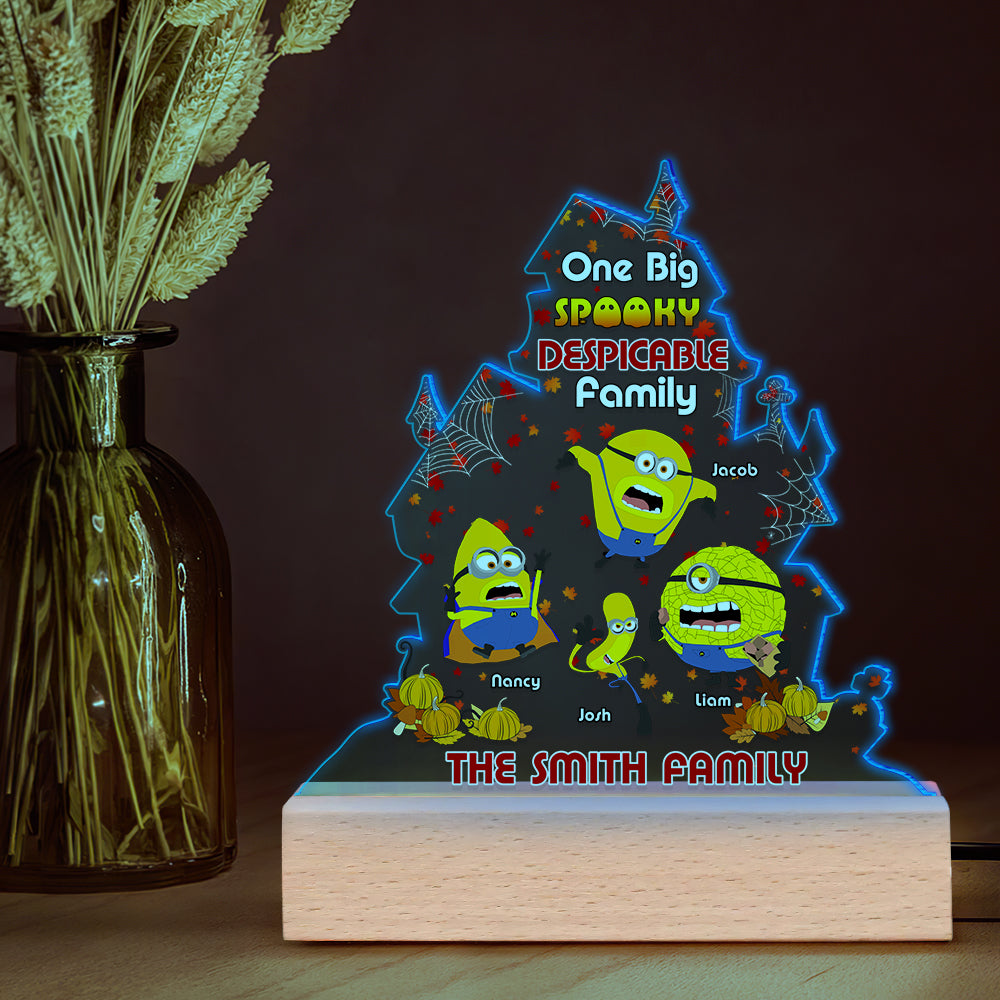Spooky Family Custom LED Light Led Night Light PopCulturePrints