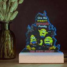 Load image into Gallery viewer, Spooky Family Custom LED Light Led Night Light PopCulturePrints