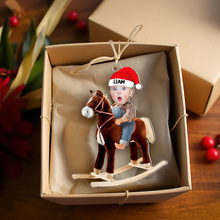 Load image into Gallery viewer, Personalized Baby Christmas Ornaments - Custom Photo Gifts Ornament PopCulturePrints