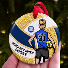 Load image into Gallery viewer, Custom Volleyball Player Ornament - Personalized Gift Ornament PopCulturePrints