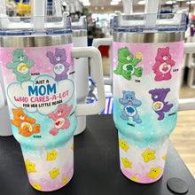 Load image into Gallery viewer, Customizable Tumbler for Moms - 'Caring Bears' Design Tumbler Cup PopCulturePrints