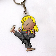 Load image into Gallery viewer, Custom Karate Lover Keychain - Personalized Gift for Martial Arts Enthusiasts Keychains PopCulturePrints