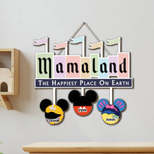 Load image into Gallery viewer, Personalized Grandma's Happiest Place Wood Sign Wood Sign PopCulturePrints