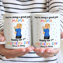 Load image into Gallery viewer, You're Doing A Great Job Mommy - Personalized Mug for Mother's Day Mug PopCulturePrints