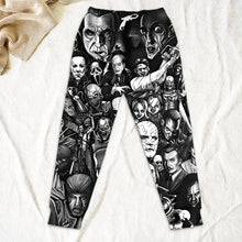 Load image into Gallery viewer, Horror Fans Jogger Sweatpants - Unique Prints for Movie Buffs Shorts and Pants PopCulturePrints