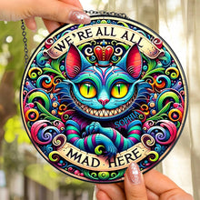 Load image into Gallery viewer, Personalized Halloween Gift for Cat Lovers - Colorful Horror Cat Design Ornament PopCulturePrints