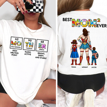 Load image into Gallery viewer, Best Mom Ever - Personalized Gifts For Mom Shirt Shirts PopCulturePrints