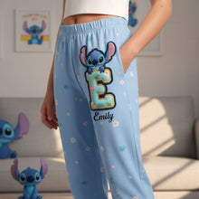 Load image into Gallery viewer, Your Alphabet Adventure Awaits - Cute Creature Pajama Pants | Personalized Gift for Kids & Teens Pajama Pant PopCulturePrints