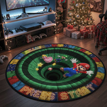 Load image into Gallery viewer, Level Up Your Game Room: Retro Game Mat - Personalized Gift for Gamers Doormat PopCulturePrints