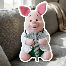 Load image into Gallery viewer, "Cuddle with Care!" - Personalized Doctor and Nurse Pillow - Unique Gift for Medical Professionals, Graduates, and Caregivers Pillow PopCulturePrints