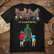 Load image into Gallery viewer, Sea Captain Dad And Kids Shirt - Personalized Gifts For Father's Day Shirt 01HUDT040626PA Shirts PopCulturePrints