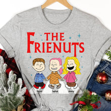 Load image into Gallery viewer, Custom Christmas Friends Shirt - Personalized Cartoon Character Gift Shirts PopCulturePrints