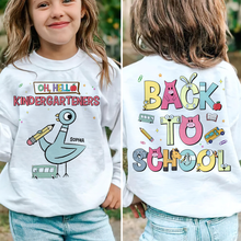 Load image into Gallery viewer, Oh Hello Kindergarteners! - Personalized Back To School Kid Shirt Shirts PopCulturePrints