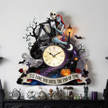 Load image into Gallery viewer, Endless Love Acrylic Hanging Wall Clock - Personalized Gifts For Couple 05PGLU140726 Hanging Wall Clock PopCulturePrints