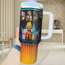 Load image into Gallery viewer, Custom Anime Dad 40oz Tumbler with Handle - Perfect Gift for Dad Tumbler Cup PopCulturePrints