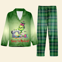 Load image into Gallery viewer, Personalized Quilter Pajama Set - Busy Sewing Gal Pajama Set PopCulturePrints