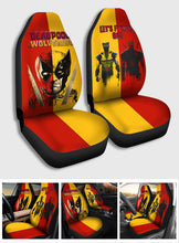 Load image into Gallery viewer, Let's Go! - Deadpool & Wolverine Car Seat Covers Seat Covers PopCulturePrints
