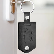 Load image into Gallery viewer, Sometimes You Forget You Are Awesome - Custom Leather Photo Keychain Leather Photo Keychain PopCulturePrints