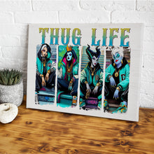 Load image into Gallery viewer, Street Style Witch Canvas Print - Funky Halloween Decor Poster & Canvas PopCulturePrints