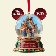 Load image into Gallery viewer, Making Magical Memories Together - Custom Photo Christmas Ornament for Family & Friends Ornament PopCulturePrints
