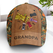 Load image into Gallery viewer, Personalized Superhero Dad Cap - Custom Name Gifts Caps PopCulturePrints
