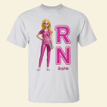 Load image into Gallery viewer, "Celebrate Your Inner Nurse - Personalized Nurse Shirt for Doll Lovers" Shirts PopCulturePrints