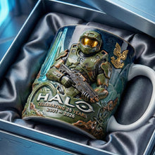 Load image into Gallery viewer, Celebrate with Sci-fi Adventure - Personalized Halo Anniversary Coffee Mug Coffee Mug PopCulturePrints