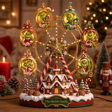 Load image into Gallery viewer, “Celebrate the Joy of Family!” - Kids Ferris Wheel Christmas Acrylic Light Box - Personalized Gift for Everyone