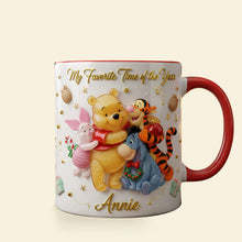 Load image into Gallery viewer, My Favorite Time of the Year Mug - Personalized Gift for Cartoon Lovers Coffee Mug PopCulturePrints