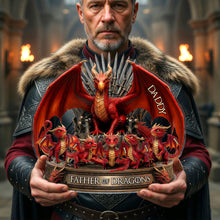 Load image into Gallery viewer, “Every Dad is a King!” - Realm King Dad Acrylic Plaque, Personalized Gift for Dads and Grandpas Shaped Plaques PopCulturePrints
