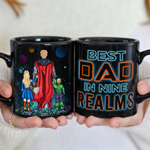 Load image into Gallery viewer, Best Dad in Nine Realms Personalized Coffee Mug Coffee Mug PopCulturePrints