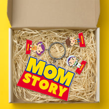 Load image into Gallery viewer, "Mommy's Story" - Personalized Keychain Gift for Mom, Grandma, and Loved Ones Keychains PopCulturePrints