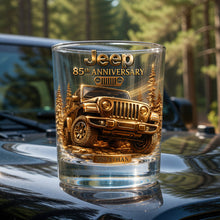 Load image into Gallery viewer, "Adventure Awaits" - Off-road Glory Round Glass, Personalized Gifts For Off-road Lovers