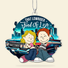 Load image into Gallery viewer, Personalized Lowrider Car Ornament for Couples - Unique Gift Ornament PopCulturePrints