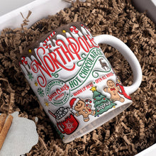 Load image into Gallery viewer, Personalized North Pole Christmas Coffee Mug Coffee Mug PopCulturePrints