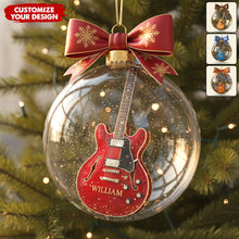Load image into Gallery viewer, "Make Your Holidays Extra Special with a Personal Touch" - Personalized Dreams Keepsake Christmas Ornament - Unique Gift for Music Lovers, Friends, and Family Ornament PopCulturePrints