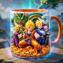 Load image into Gallery viewer, Unleash Your Inner Legend: Legendary Warrior Energy Mug - Personalized Coffee Gift for Anime Fans Coffee Mug PopCulturePrints
