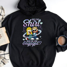 Load image into Gallery viewer, Engaged Couple Personalized Shirt | Unique Valentine’s Day Gifts for Anniversaries Shirts PopCulturePrints