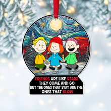 Load image into Gallery viewer, Personalized Christmas Ornament for Friends - Starry Night Design Ornament PopCulturePrints