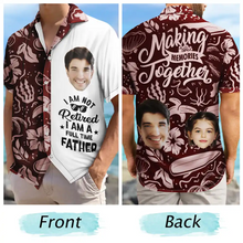 Load image into Gallery viewer, Custom Photo I'm Not Retired - Personalized Hawaiian Shirt for Dads Who Love Family Hawaiian Shirt PopCulturePrints