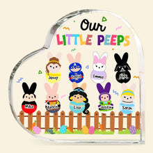 Load image into Gallery viewer, Personalized Easter Bunny Family Acrylic Plaque Decorative Plaques PopCulturePrints