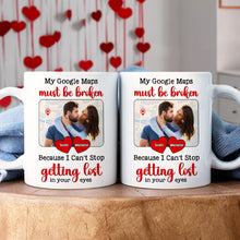 Load image into Gallery viewer, Personalized Couple Coffee Mug - Lost in Your Eyes Coffee Mug PopCulturePrints