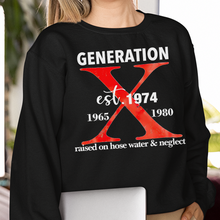 Load image into Gallery viewer, Personalized Generation X Hoodie - Born in 1974 Edition Shirts PopCulturePrints