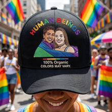 Load image into Gallery viewer, "Celebrate Forever Love with Every Cap" - Custom Photo Wash Cap - Gift for LGBTQ+ Friends and Family Caps PopCulturePrints