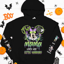 Load image into Gallery viewer, Personalized Spooky Mama Halloween Hoodie AOP Products PopCulturePrints